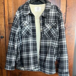 Black and White Plaid Shacket